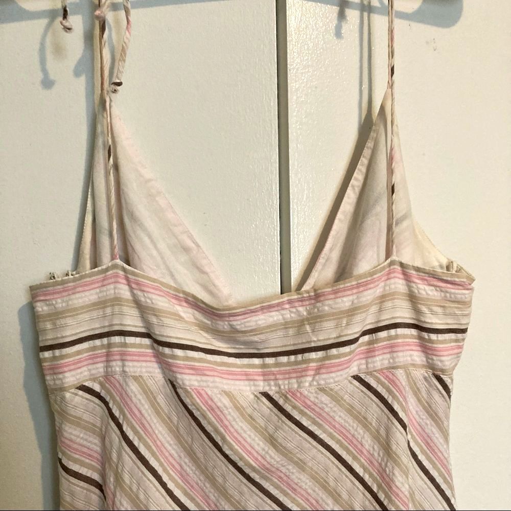 Guess Diagonal Stripe Strappy Midi Summer Dress W… - image 7